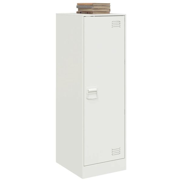 vidaXL Dressoir 34,5x39x107 cm staal wit