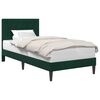 vidaXL Bedframe met hoofdeinde Donkergroen 90 x 190 cm Fluweel