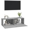 vidaXL Tv-wandmeubels 2 st 100x30x30 cm hout grijs sonoma eikenkleurig