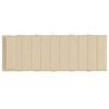 vidaXL Ligbedkussen 180x60x4 cm oxford stof beige