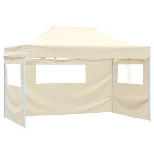 vidaXL Partytent 291 x 431 x 315 cm Cr&egrave;mekleurig Oxford Stof