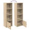 vidaXL Boekenkast 31x24x102 cm bewerkt hout sonoma eikenkleurig
