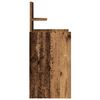 vidaXL Nachtkastjes met 2 lades 2 st 38x34x80 cm oud hout