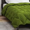 vidaXL Winter Dekbed Groen 220 x 155 cm Microfiber