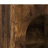 vidaXL Dressoir Gerookt eiken 59 x 35 x 80.5 cm Bewerkt hout
