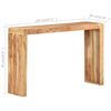 vidaXL Wandtafel 120x30x76 cm massief acaciahout
