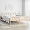 vidaXL Bedframe massief hout 120x190 cm