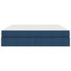 vidaXL Opbergbed met matras met matras Blauw 180 x 200 cm Polyester