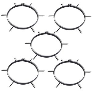 vidaXL Beluchtingsklem met spikes 30 cm 5 st