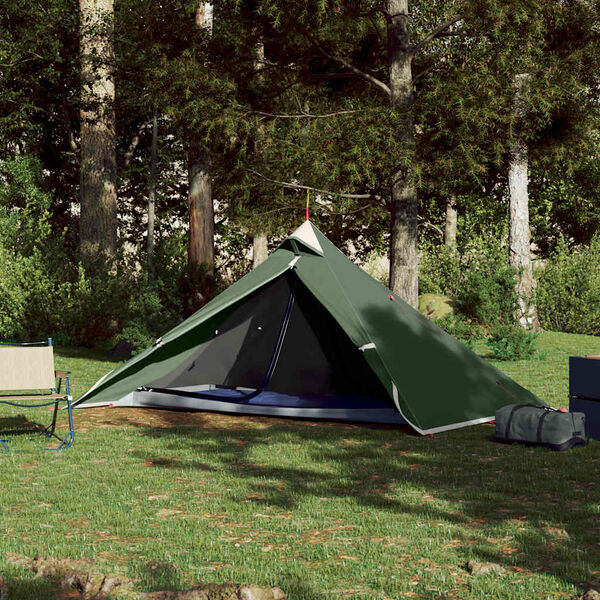 vidaXL Hangende tipi tent 1-persoons waterdicht groen