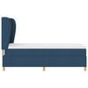 vidaXL Boxspringbed met Matras Donkergrijs 90x190 cm Blauw 80 x 200 cm