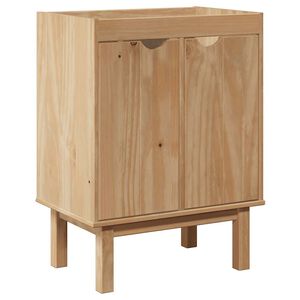 vidaXL Wastafelkast OTTA 59x40x80 cm massief grenenhout
