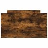 vidaXL Bedframe met lades gerookt eikenkleurig 100x200 cm