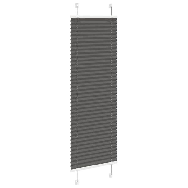 vidaXL Pliss&eacute; rolgordijn 40x100 cm stofbreedte 39,4 cm polyester zwart