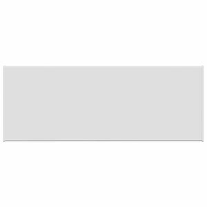 vidaXL Raamsokkel Wit 100 x 35 x 4,5 cm PVC