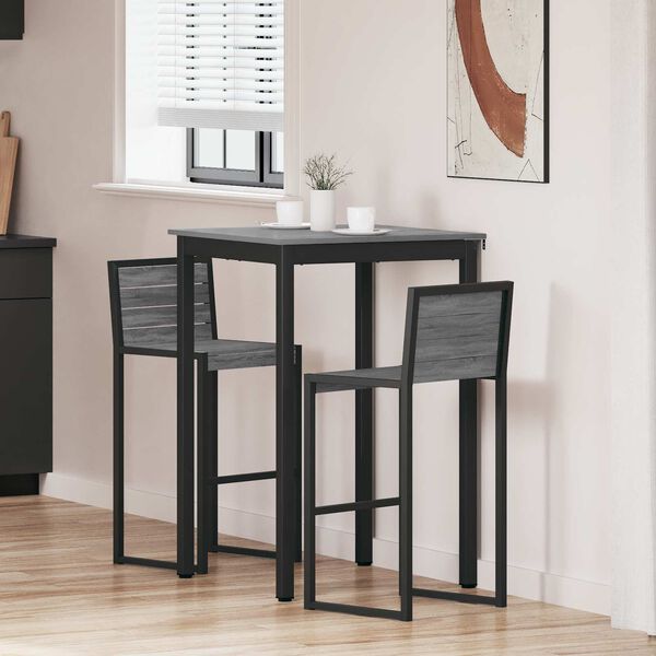 vidaXL Eettafels Bewerkt hout