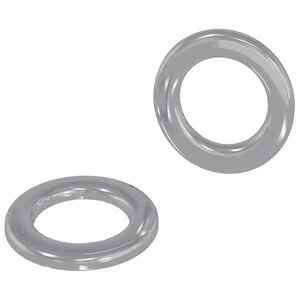 vidaXL Washers 2 st Zilver 10 x 10 x 0,8 mm IJzer