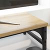 vidaXL Monitor Stand Artisan Eiken 55 x 23 x 14 cm Bewerkt hout