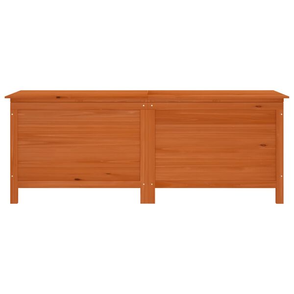 vidaXL Tuinbox 150x50x56,5 cm massief vurenhout bruin