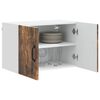 vidaXL Keukenwandkasten 2 pcs Gerookt eiken 60 x 31 x 40 cm