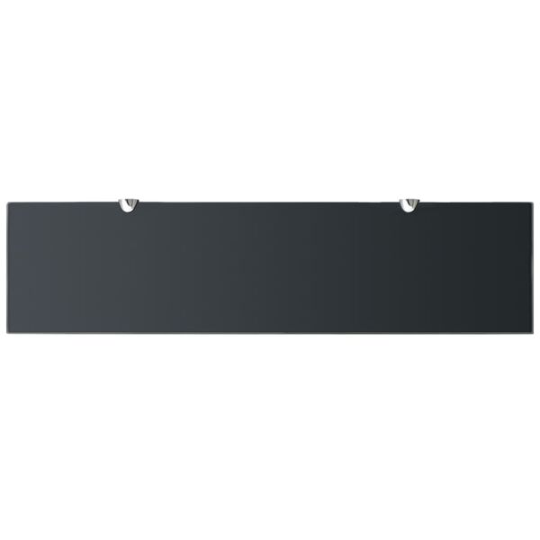 vidaXL Schappen zwevend 2 st 80x20 cm 8 mm glas