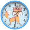 vidaXL Wandklok &Oslash;25,5 cm polystyreen en glas blauw