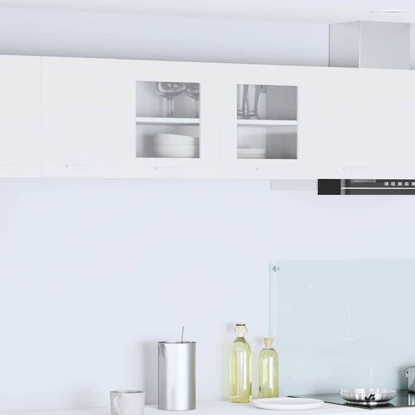 vidaXL Hangkast met opslag Wit 80 x 31 x 40 cm Bewerkt hout