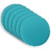 vidaXL Kussensloop 6 pcs HEERLEN Turquoise &Oslash; 30 cm Polyester