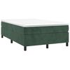 vidaXL Boxspring bed 120x200 cm fluweel donkergroen