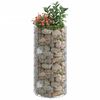 vidaXL Gabion paal rond &Oslash;50x100 cm gegalvaniseerd staal