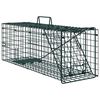 vidaXL Dierenvallen Groen 61 x 20 x 21,5 cm Staal