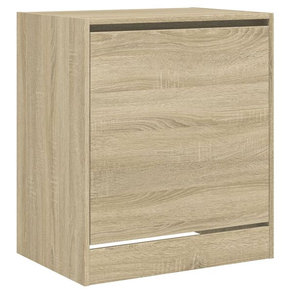 vidaXL Schoenenkast 60x42x69 cm bewerkt hout sonoma eikenkleurig
