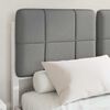 vidaXL Bedframe met Gevoerd Hoofdgedeelte Lichtgrijs 120 x 200 cm