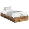 vidaXL Ottoman Bedframe Oudhout 80,5 x 200 cm Geconstrueerd hout