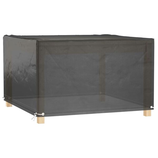 vidaXL Tuinmeubelhoes met 8 oogjes vierkant 132x132x80 cm