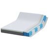 vidaXL Matras Wit en Grijs 140 x 190 cm Jacquard stof