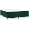 vidaXL Boxspring bed 180x200 cm fluweel donkergroen
