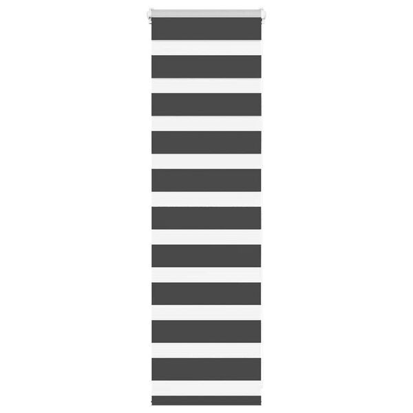 vidaXL Zebra rolgordijn 55x100 cm stofbreedte 50,9 cm zwart