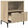 vidaXL Nachtkastje 2 pcs Sonoma eiken 49 x 36 x 61 cm Bewerkt hout