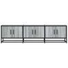 vidaXL Tv-meubel 150x35x41 cm bewerkt hout metaal grijs sonoma eiken