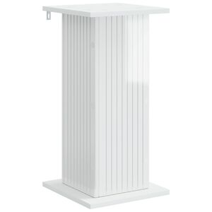 vidaXL Plantenstandaard Hoogglans Wit 30,5 x 30 x 60,5 cm Bewerkt hout