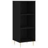 vidaXL Dressoir 34,5x32,5x90 cm bewerkt hout zwart