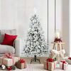 vidaXL Kunstmatige Inklapbare Kerstboom Wit 150 cm PE en PVC