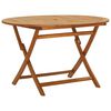 vidaXL Tuintafel inklapbaar 120 cm massief acaciahout