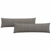 vidaXL Sofa Kussens 2 stuks Lichtgrijs 145 x 40 cm Cordstof