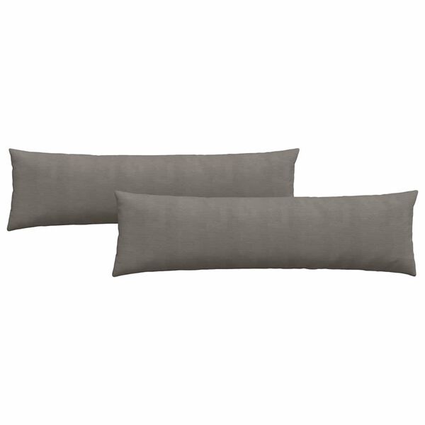 vidaXL Sofa Kussens 2 stuks Lichtgrijs 145 x 40 cm Cordstof