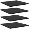 vidaXL Boekenplank Bord 3-laags 4 pcs 40 x 40 x 1,5 cm Bewerkt hout