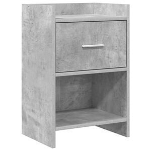 vidaXL Nachtkastjes Betongrijs 40 x 30 x 60 cm Bewerkt hout