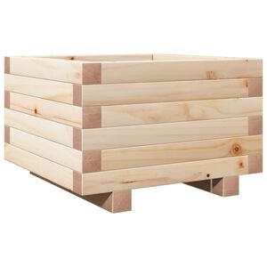 vidaXL Plantenbak 40x40x26,5 cm massief grenenhout
