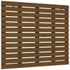 vidaXL Hoofdbord wandmontage 81x3x91,5 cm grenenhout honingbruin